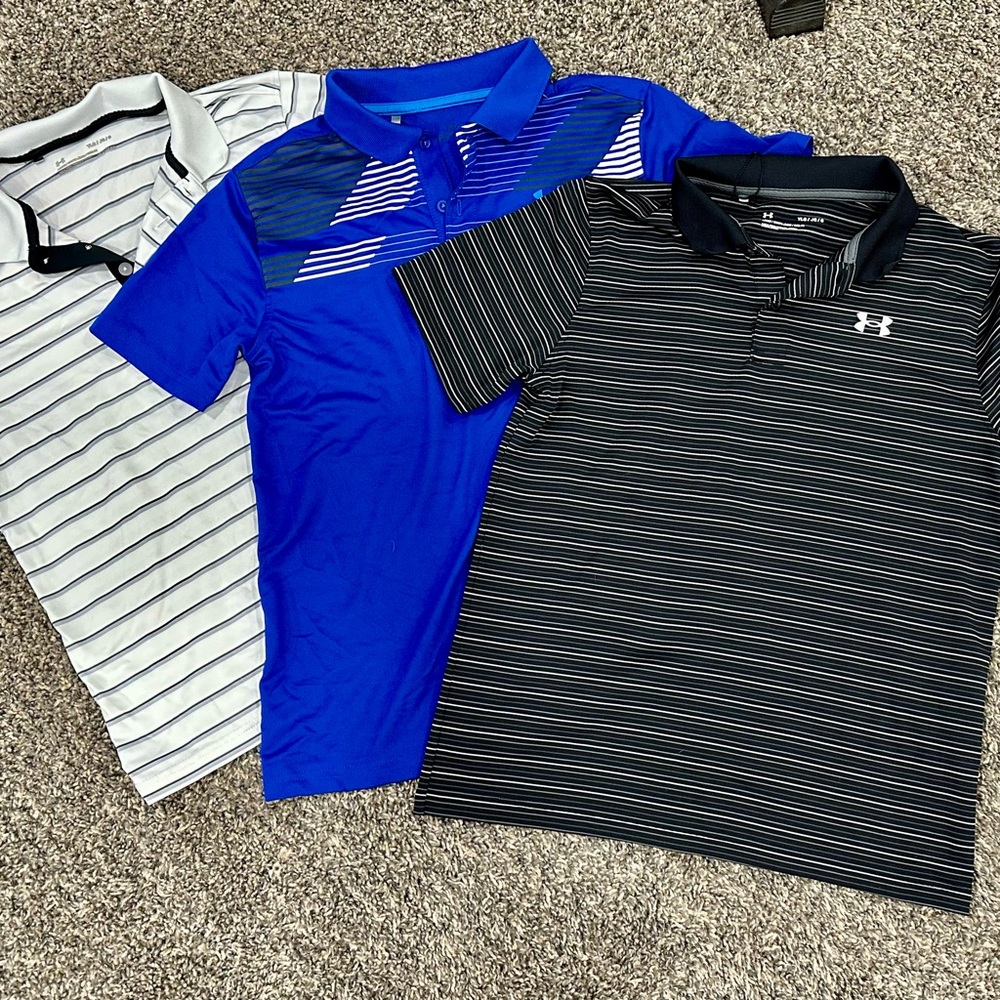 Under Armour Boys Polos